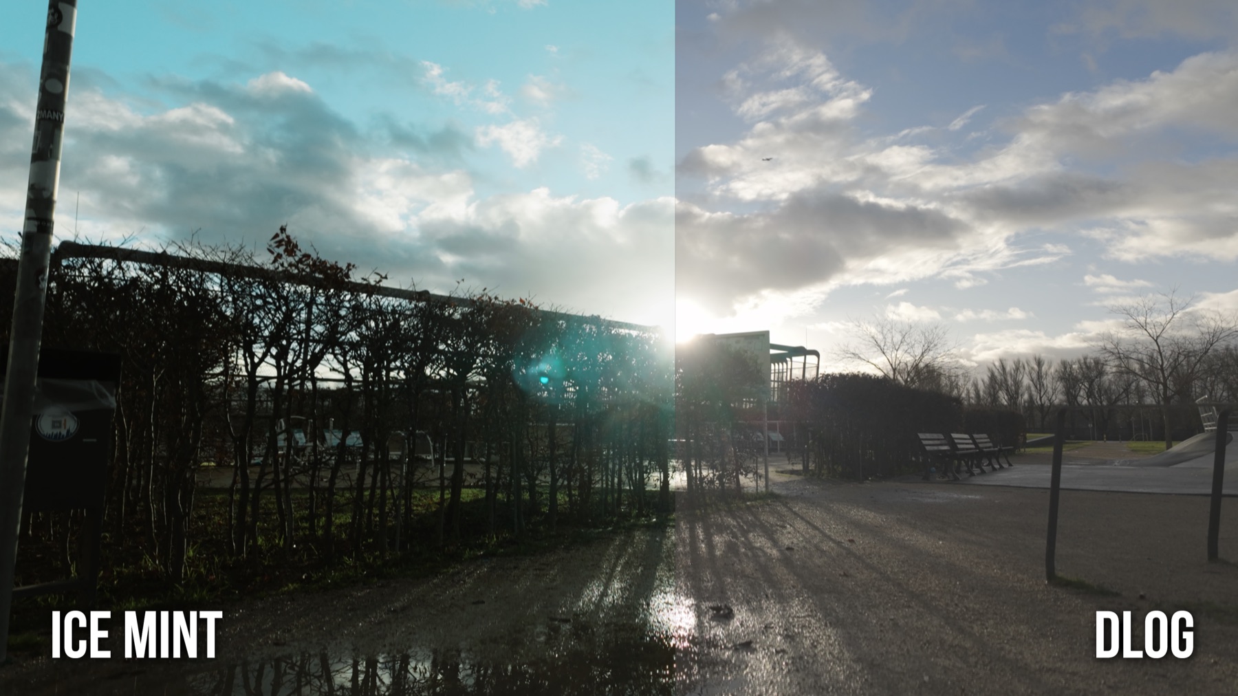 Ice Mint LUT auf DJI Osmo Pocket 3