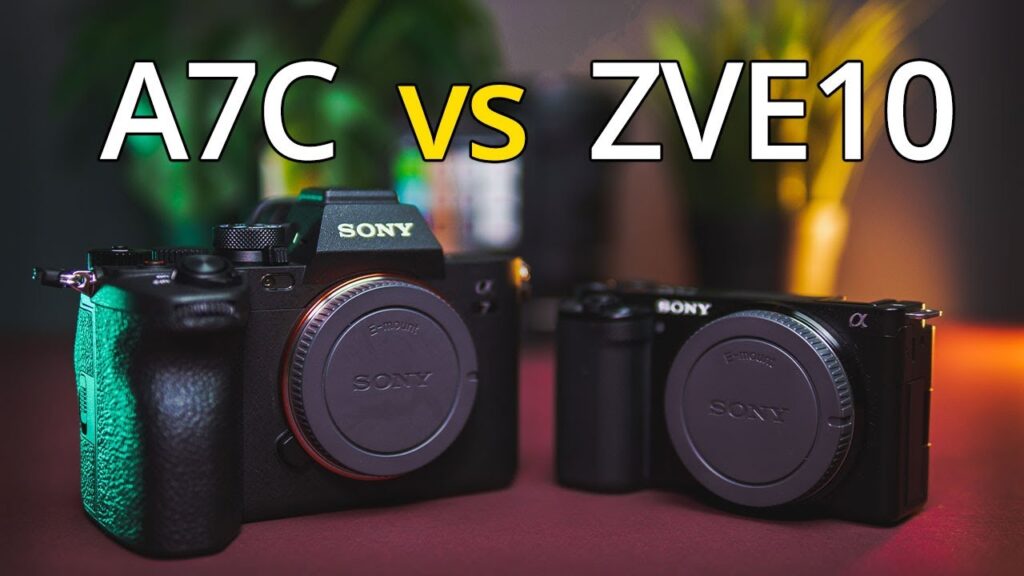 Sony A7C vs ZV-E10 - Vollformat vs APS-C