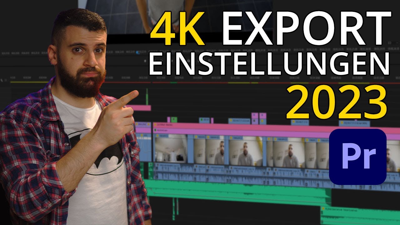 Thumbnail: Beste Export-Einstellungen Premiere Pro (4K & 1080p)