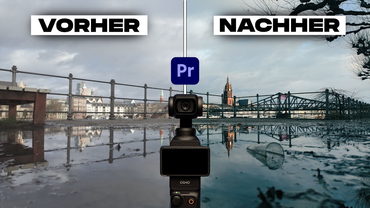 Thumbnail: Osmo Pocket 3 Color Grading: D-Log mit & ohne LUTs