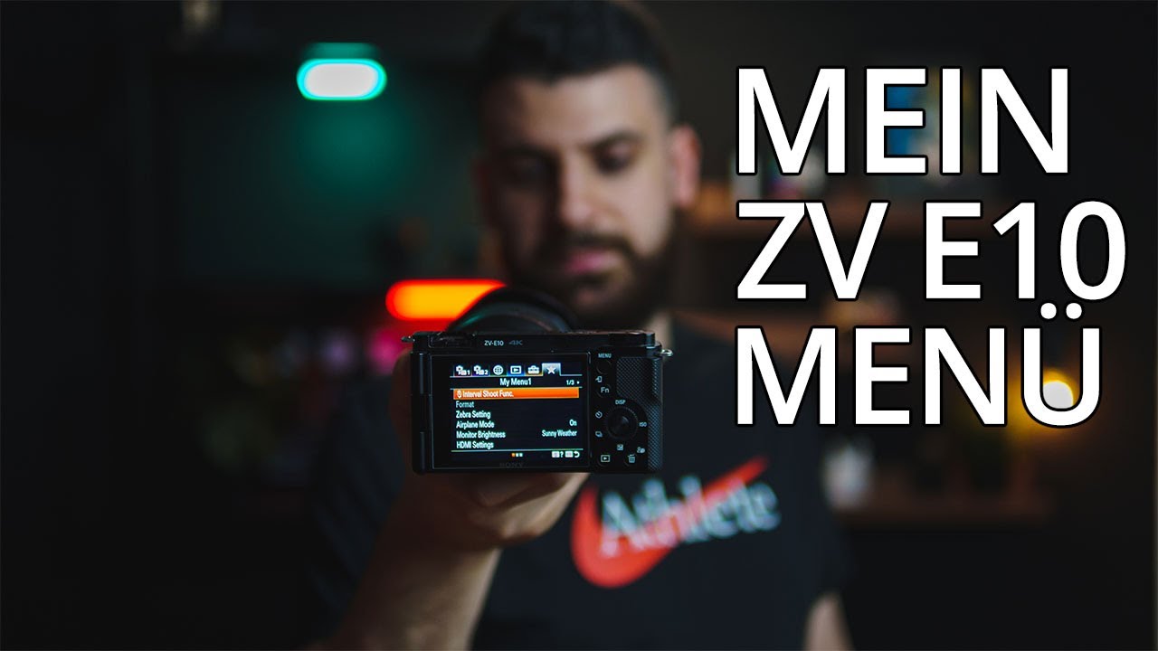 Thumbnail: ZV-E10 Menü Einstellungen speichern & Backup (Memory Recall)