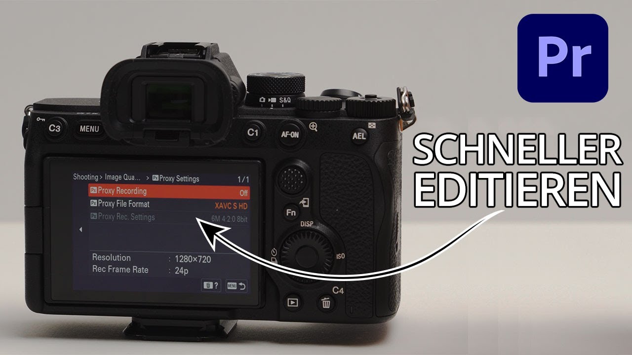 Thumbnail: Sony Proxy Premiere Pro: schneller editieren (Anleitung)