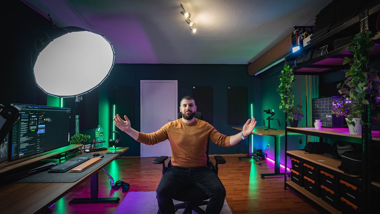 Thumbnail: YouTube Studio Beleuchtung: mein komplettes Licht-Setup