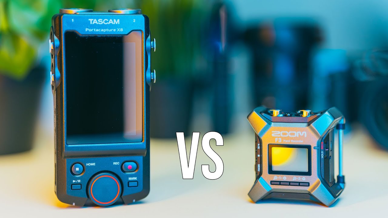Thumbnail: Zoom F3 vs Tascam X8: 32-Bit-Float Audio-Recorder Test