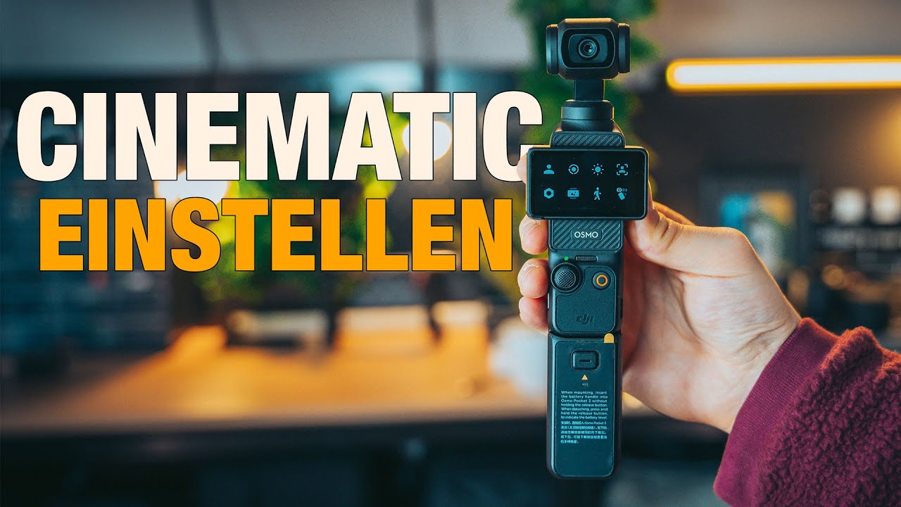 Thumbnail: DJI Osmo Pocket 3 Einstellungen: cinematic filmen