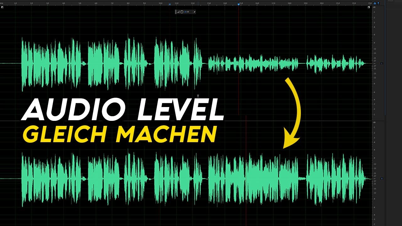 Thumbnail: Adobe Audition Lautstärke angleichen: Match Loudness
